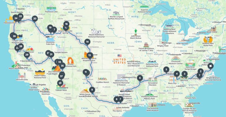 Road Trips USA Trip Ideas & Planning
